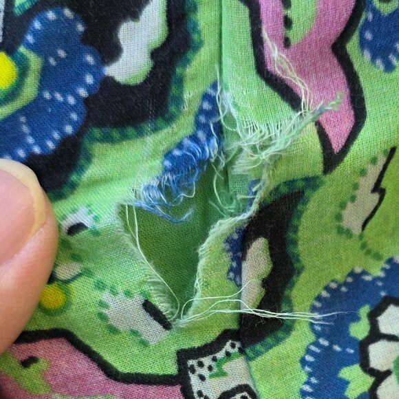 NEW $425 RHODE PIA SHIRRED MINI DRESS IN MOSAIC FLORAL GRASS PRINT SIZE M - Picture 5 of 7